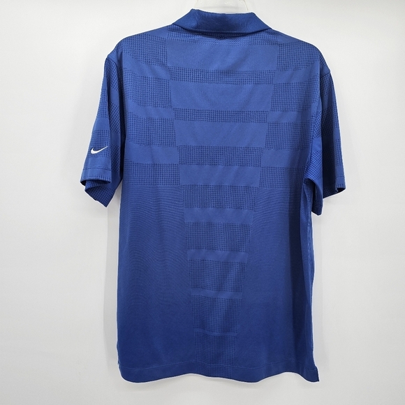 Nike Golf Tour Performance Dri Fit Blue Polo Mens Size Medium - Picture 2 of 5